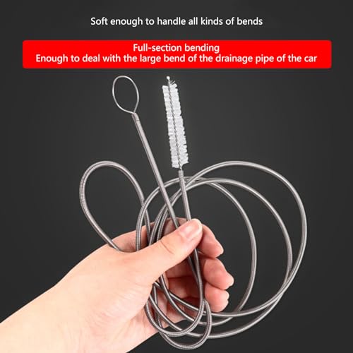Cepillo flexible extra largo para limpieza de desagües miniatura 5