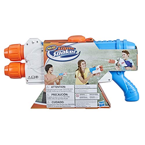 Super Soaker Barracuda Wasserpistole zwei Wasserstrahlen großer 1L Wassertank einfaches Auffüllen