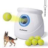 Pet Prime Lanceur de Balle Automatique pour Grands Chiens - 6 Balles 6,35 cm + Sifflet - D...