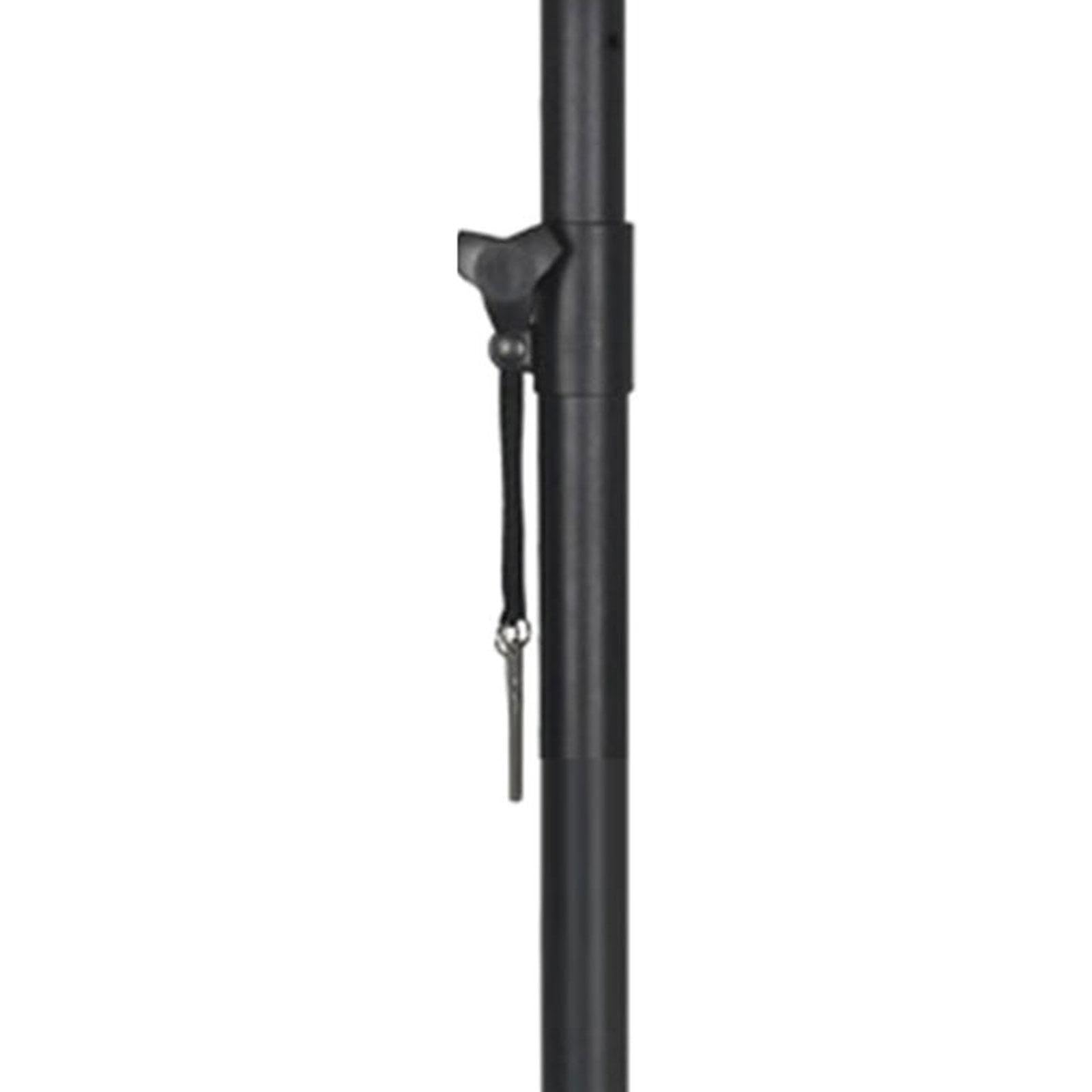 Supporto per asta per altoparlante, altezza regolabile 82 cm-139 cm, robusta struttura in metallo, compatibilità versatile, presa filettata M20, palo da 35 mm, per subwoofer e altoparlanti