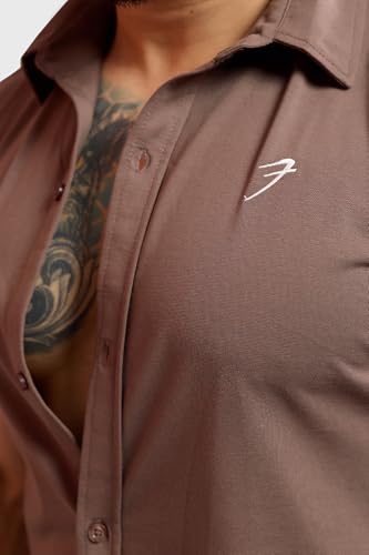 Image of FUAARK Mens Slim Fit Breathable, Lightweight & Stretchable Shirt for Casual wear