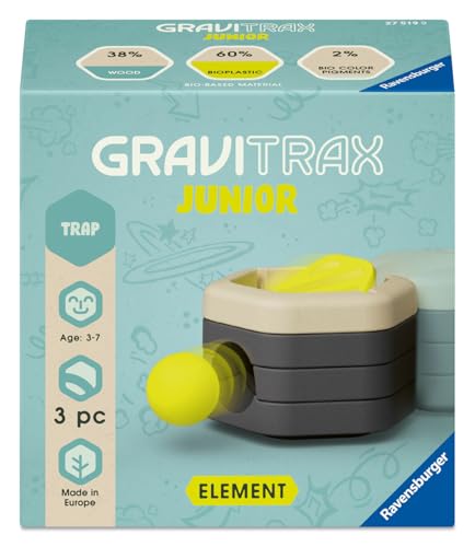 Ravensburger Gravitrax Junior Element My Trapdoor Circuit de Billes Jeu de Construction créatif Parcours de Billes à Construire Dès Version française 27519 - vue 2