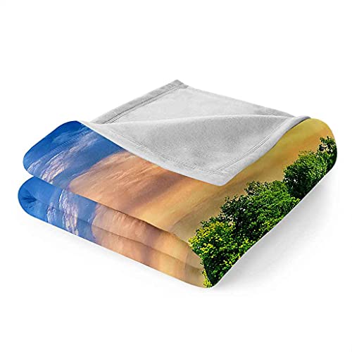 Couverture microfibre flanelle 3D chaude et douce pour jeté de canapé - 7