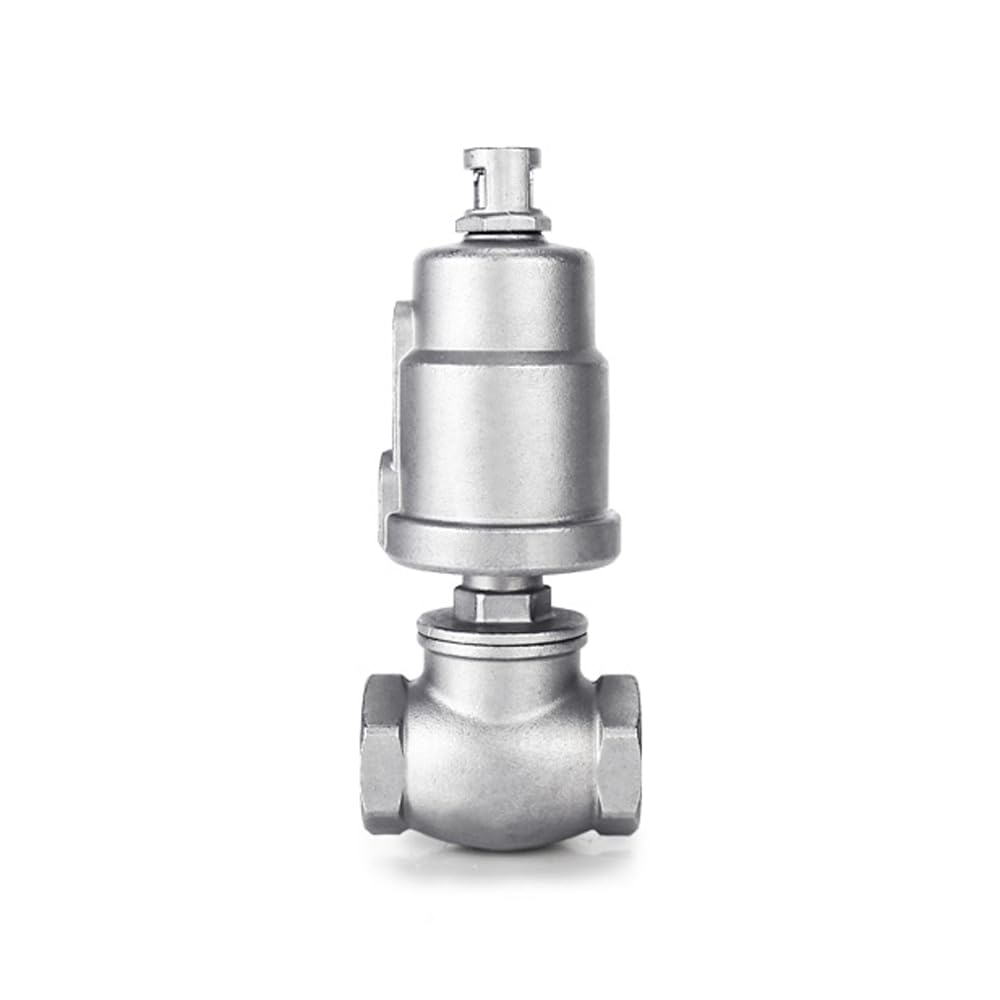 OAMSCEYKW 1/2" 3/4" 1" BSPT Pneumatic Operated Water Shut-off Stop Drum Valve for 304 Stainless Steel Dryers