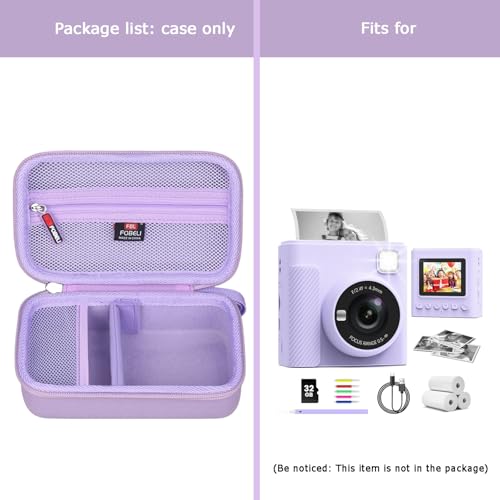 Funda rígida para cámara instantánea Kids FBLFOBELI morada miniatura 7
