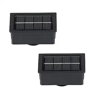 ARMXY Solar Panel Lights for Outdoor Wall Lights 2 Pack