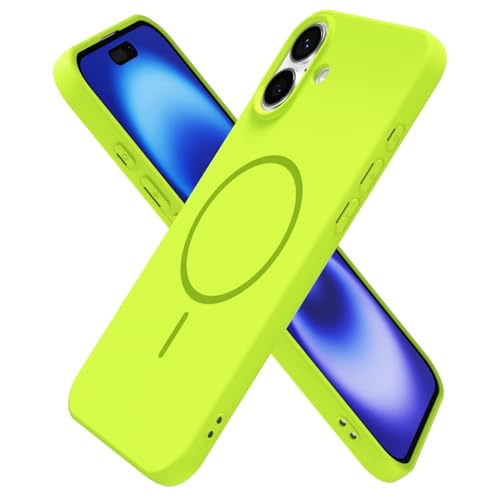 Coque en silicone MagSafe pour iPhone 16 fine et magnétique au fini haute précision