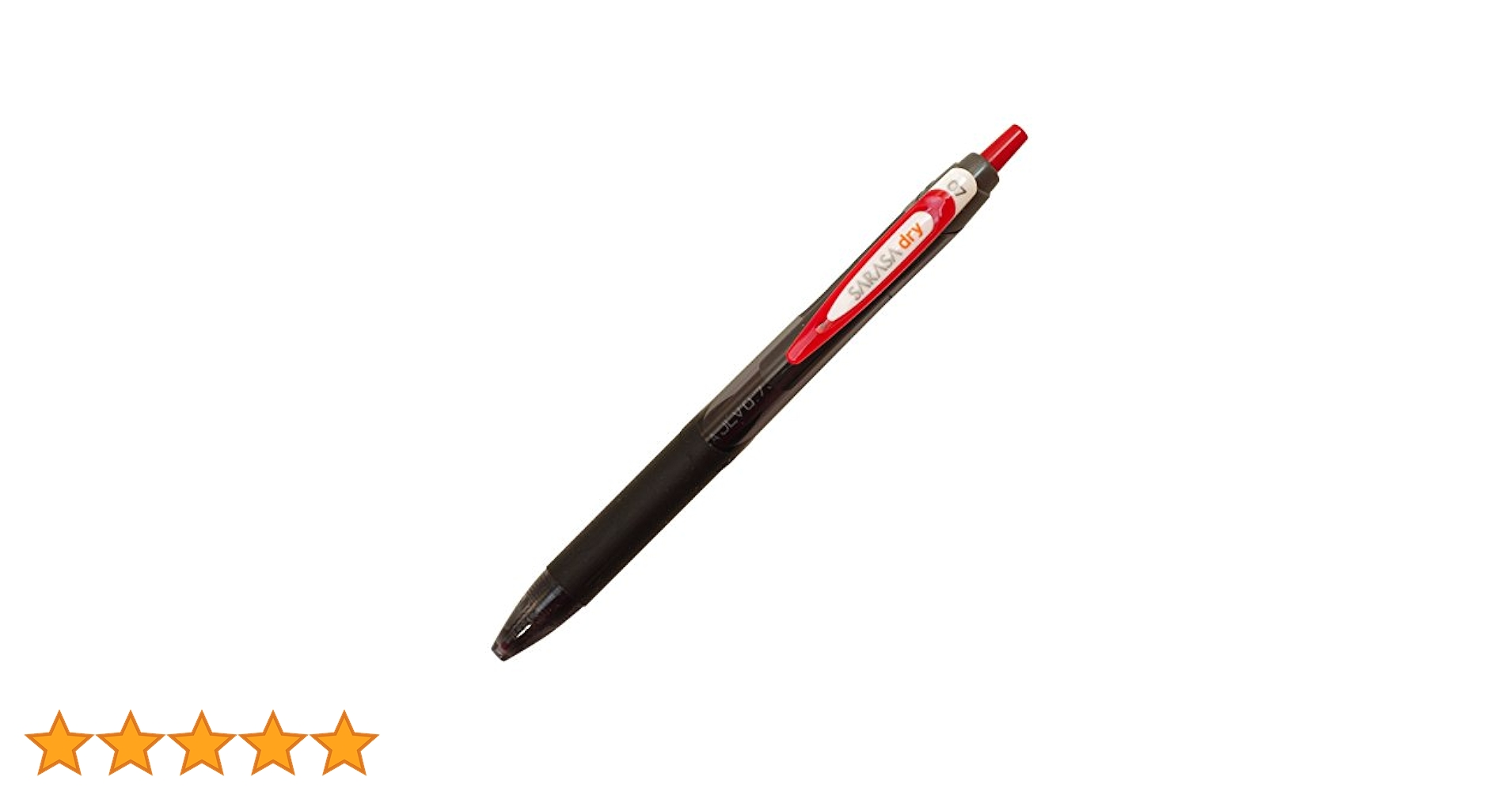 SARASAボールペン赤 Amazon | ゼブラ サラサクリップ 1．0mm 赤5本 | ジェル