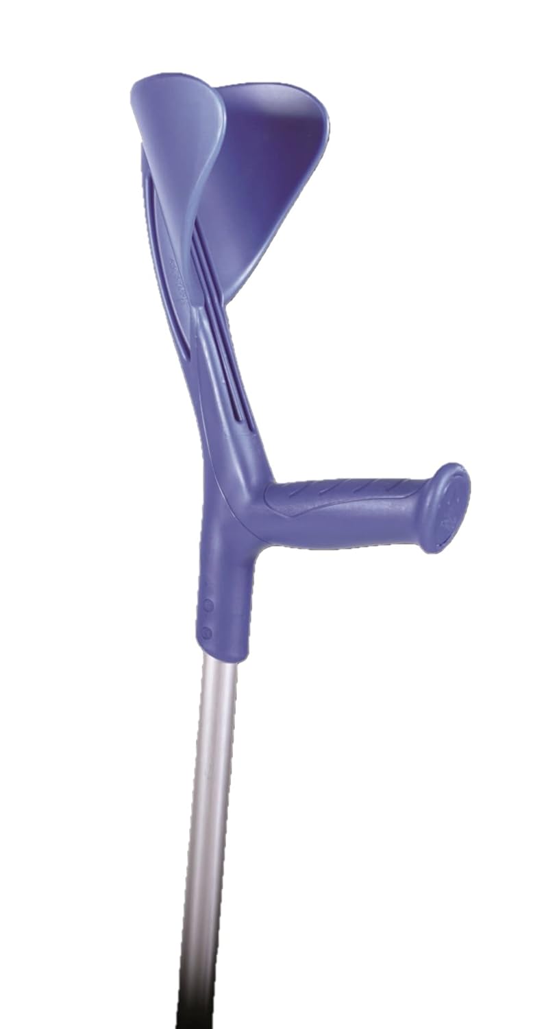 GiMa 43101 - Muletas Evolution, 1 par, azul/gris
