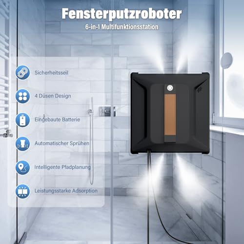 Robot nettoyeur de vitres intelligent contre les corvées de ménage - 4