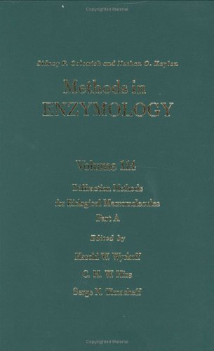 Diffraction Methods for Biological Macromolecules, Part A (Volume 114) (Methods in Enzymology, Volume 114)