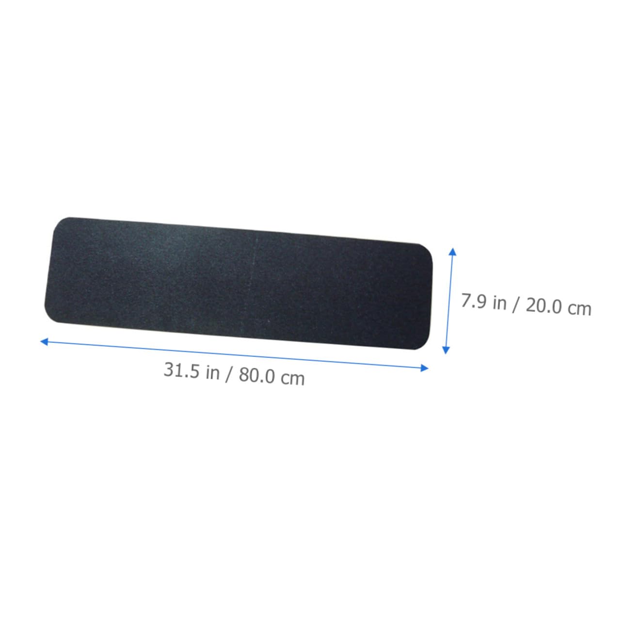 Milisten 5 pièces Bandes Antidérapantes Skateboard Ruban Adhésif Noir Antidérapant Résistant Compatible Planche Skate et Longboard Facile à Poser