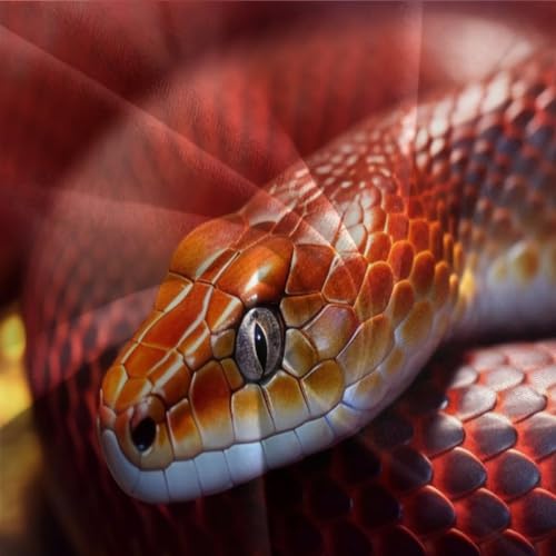 Housse de couette serpent 200x200 cm avec 2 taies d'oreiller en microfibre - 8