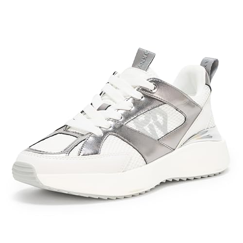 [DKNY] Xj[J[u[c Zofi Lace Up Sneaker With Logo fB[X zCg/jbPB 23.5 cm