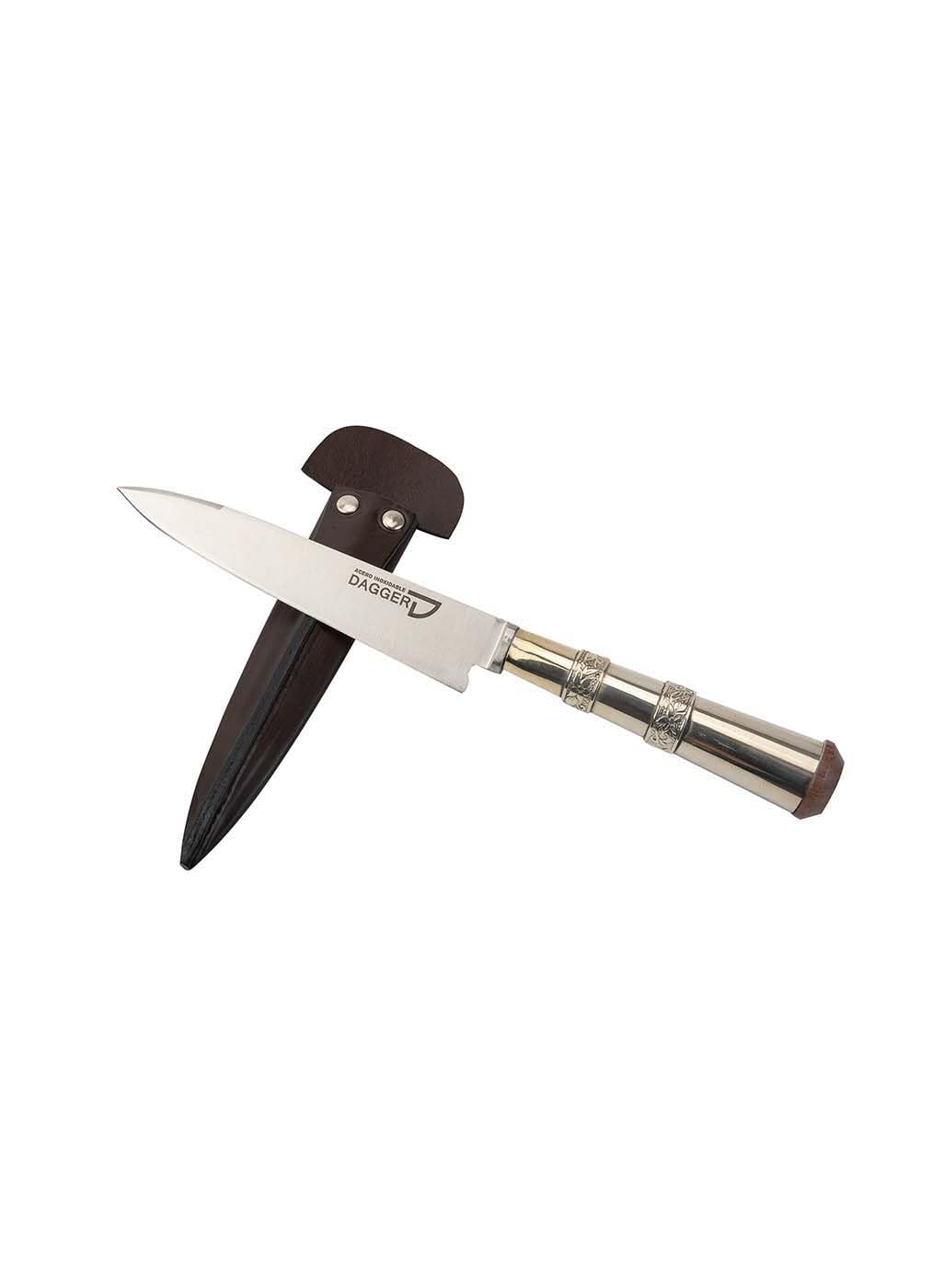 Argentine Meat Knife with Alpaca and wooden stock