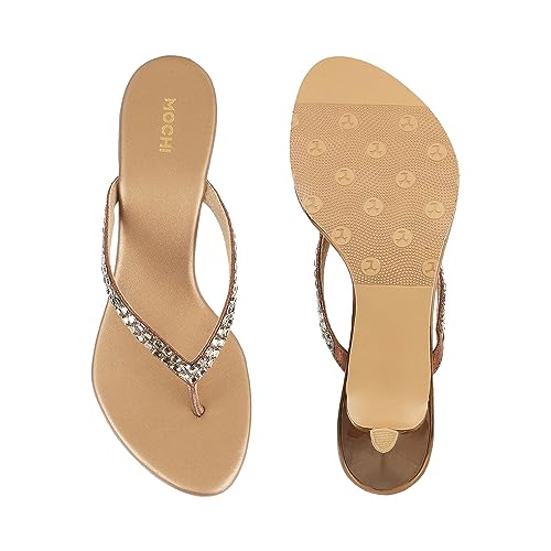 Image of Mochi Women Kitten Heel Fashion Sandal