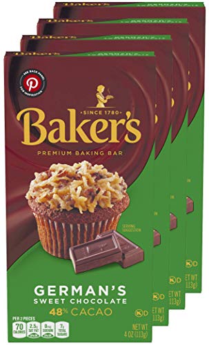 Baker's German's Chocolate, 4-Ounce Bars (Pack Of 4) #TOP14
