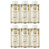 La Tourangelle Huile Infusee a L'Ail infundiertes Rapsöl mit Knoblauch Frankreich inkl. FeinWert E-Book (6 x 250ml)