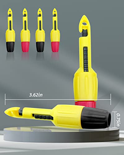 Image of 4 Pcs Wire Piercing Probe Set, Insulation Wire Piercing Tool, Wire Piercing Clips for Multimeter Voltage Voltmeter Thermometer Testing (3.78 x 0.77 Inch)