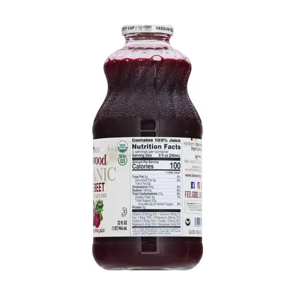 Lakewood Organic Beet Juice, 32 oz (Pack of 5) 11