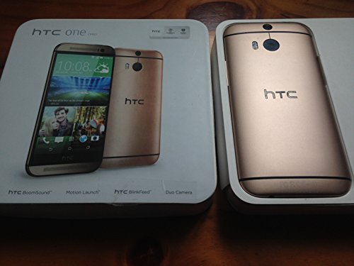 HTC One M8 Unlocked Cellphone, International, 16GB, Gold