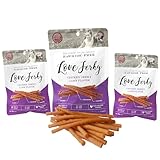 Rena's Recipe Love Jerky (Lamb Flavor) Soft Chicken Stick with Glucosamine/Chondroitin (Joints) and Lycopene (Antioxidant)