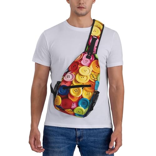 Sling Bag para mujer y hombre mochila de viaje colorida miniatura 2