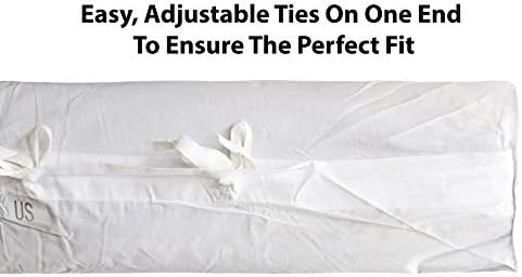 Miniatura 3 de Paquete de 20 fundas de colchón completas sin cremallera, tamaño individual XL, fabricado en Estados Unidos, ideal para sostener los cubrecolchones