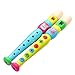 NUOBESTY 2 Piezas Pequeñas Grabadoras de Madera Flauta Piccolo Colorida para Niños Que Aprenden Ritmo Instrumento Musical Educación Música Sonido Juguetes Aleatorios