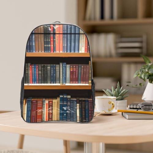 Sac à dos transparent avec poches style décontracté noir taille unique - 5