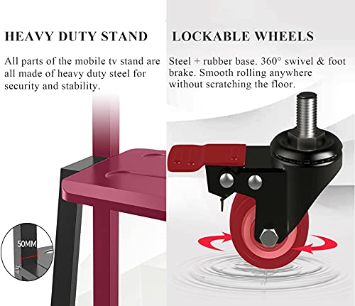 Soporte para TV de Piso Ajustable de 32 a 75 Pulgadas miniatura 2