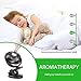 SkyGenius Battery Operated Clip on Fan for Bay Stroller, USB Rechargeable Battery Powered Mini Desk Fan (Max 40Hours)