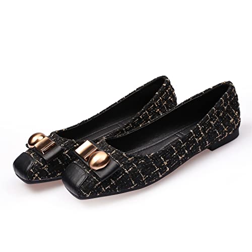 Chaussures plates à bout carré pour femme MACHSWON confortables