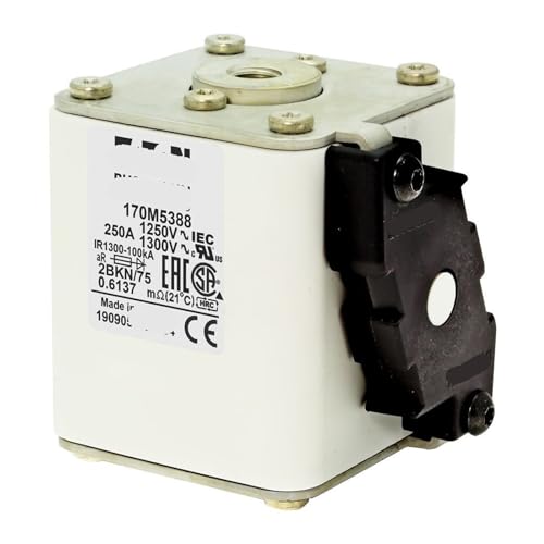 Fusible 170M5388 Bussmann Cube standard européen à extrémité plate pour protection industrielle
