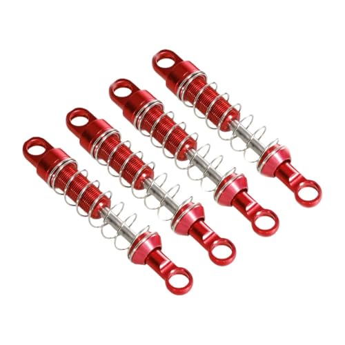 Amortisseurs suspension RC usinés en aluminium MN99S rouge