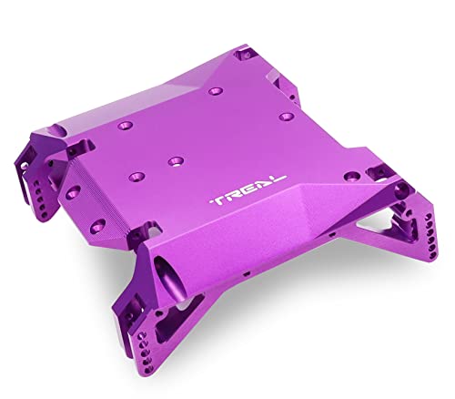 Image of TREAL Ryft Skid Plate Aluminum 7075 CNC Machined, Center Skid Board Compatible with Axial Ryft RBX10 Upgrades Ryft RBX10 Chassis Skid Plate AXI231025 (Purple)