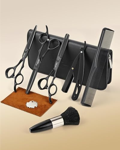 ULG Hair Cutting Scissors Set Professional Thinning Scissors for Hair