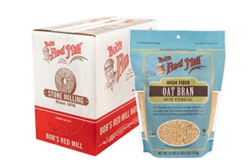 Bob's Red Mill Oat Bran, 18oz (Pack of 4) -