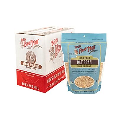 Bob's Red Mill Oat Bran، 18 أونصة (عبوة من 4) - غير معدلة وراثيًا، نباتية، موافق للشريعة اليهودية