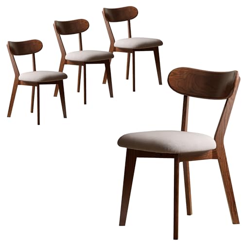 kikiumi Solid Oak Dining Chairs
