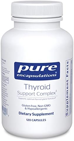 Pure Encapsulations Thyroid Support Complex | Hypoallergenic Supplement with Herbs and Nutrients for Optimal Thyroid Gland Function* | 120 Capsules