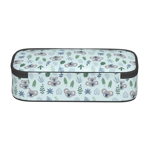 Image of Koala Animal Cute Pencil Case Organizer Big Capacity Pencil Pouch Stationery With Zipper School Supplies Pencil Bag For Girls Boys Office