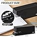 Deli Electric Stapler, Automatic Staplers for Desk with 2000 Staples & Staple Remover, 25-Sheet Capacity, No-Jam, AC or Battery Powered Staplers for Office Home School, Black