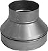 Speedi-Products SM-RDP 64 6-Inch by 4-Inch Round Galvanized Plain Reducer