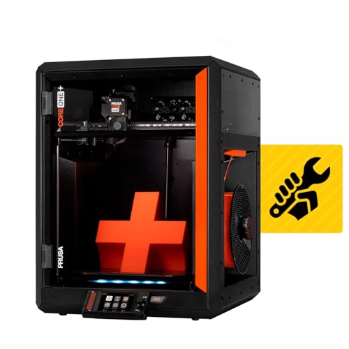 Original Prusa CORE One+ Full DYI 3D Printer Kit - for Home & Business - Professional & Beginner Friendly - Free HF Nozzle & Filament - Fast & Fully Enclosed - Large Print Area 9.8x8.6x10.6in