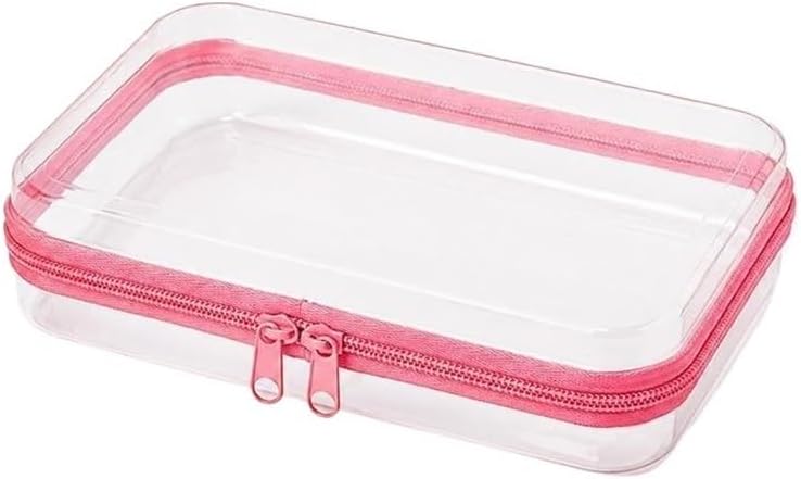 Transparent Waterproof Hard Storage Pouch for Makeup Small Accessories(L3)