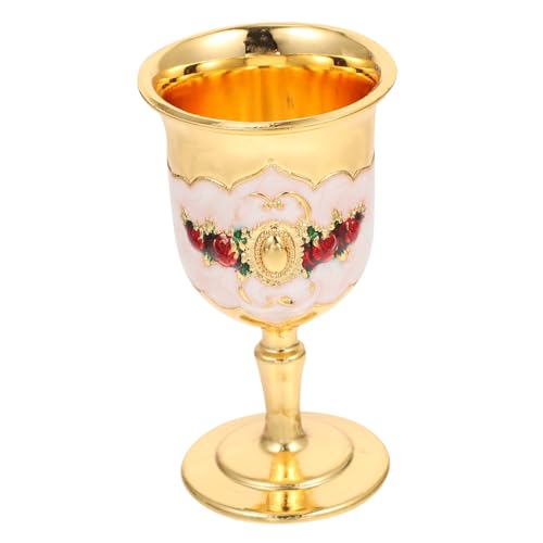 MOTHNUR Copa De Vino Blanco Copa De Vidrio Irrompible Para Diseño Floral Aleatorio Para Bar Casa o Fiesta