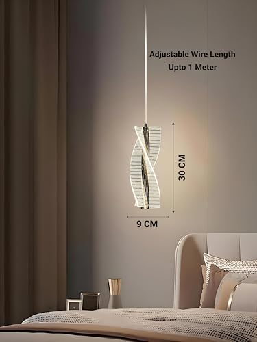Image of FILLISKA 3 in1 Colour Changing LED Luxurious Hanging /Pendant Light (FrenchGold-PAY1646)