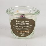 Oh Shanti - Rauhnächte Kerze, Ritualkerze mit Bergkristall und Ätherischen...