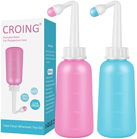 CROING 2 pcs Travel Bidet Bottle (350ML)